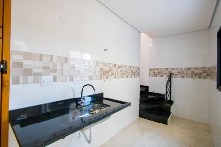 Cozinha de apartamento à venda com 2 quartos, 105m² em Silveira, Santo André
