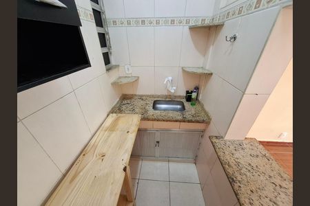 Cozinha de apartamento para alugar com 1 quarto, 30m² em Centro, Rio de Janeiro