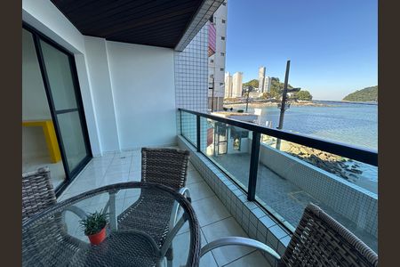 Varanda da Sala de apartamento para alugar com 3 quartos, 144m² em Itararé, São Vicente