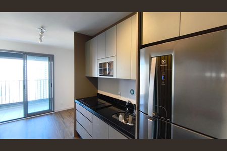 Studio para alugar com 36m², 1 quarto e sem vaga Studio para alugar com 36m², 1 quarto e sem vagaCozinha e Área de Serviço