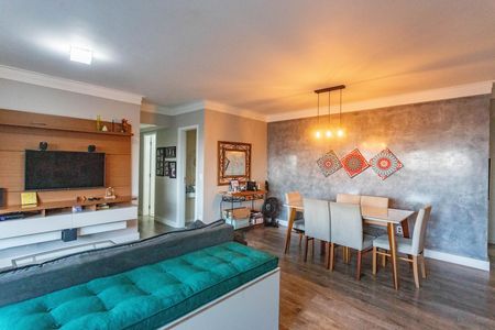Sala  de apartamento à venda com 3 quartos, 105m² em Centro, Diadema
