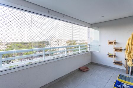 Varanda  de apartamento à venda com 3 quartos, 105m² em Centro, Diadema