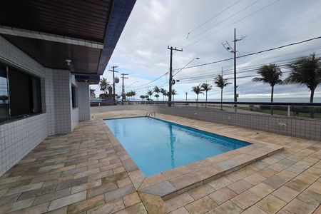 Área comum - Piscina de apartamento para alugar com 3 quartos, 122m² em Guilhermina, Praia Grande