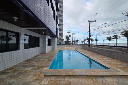 Área comum - Piscina de apartamento para alugar com 3 quartos, 122m² em Guilhermina, Praia Grande