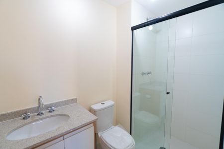 Banheiro da Suíte de kitnet/studio à venda com 1 quarto, 29m² em Jardim Prudência, São Paulo