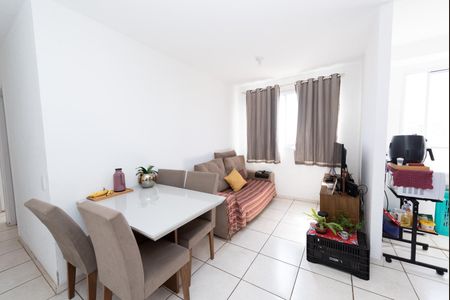 Sala de apartamento à venda com 2 quartos, 55m² em Jk, Contagem