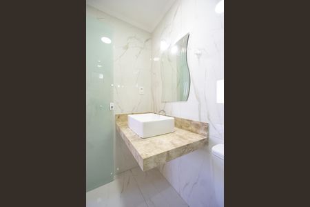 Banheiro da suíte de apartamento à venda com 2 quartos, 80m² em Vila Nova Savoia, São Paulo