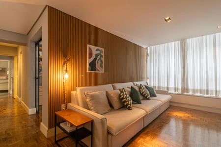 Sala de apartamento à venda com 3 quartos, 107m² em Chácara Itaim, São Paulo