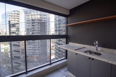 Varanda da Sala de apartamento para alugar com 1 quarto, 55m² em Parque Campolim, Sorocaba