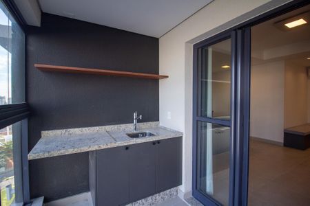 Varanda da Sala de apartamento para alugar com 1 quarto, 55m² em Parque Campolim, Sorocaba