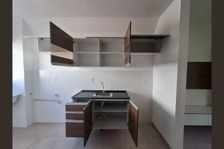 Cozinha  de apartamento para alugar com 2 quartos, 43m² em Bonfim Paulista , Ribeirão Preto