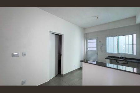 Sala e Cozinha de casa para alugar com 1 quarto, 35m² em Vila das Belezas, São Paulo
