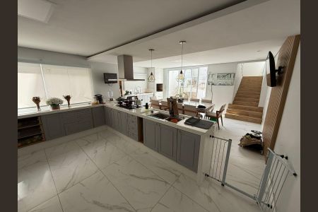Cozinha de casa à venda com 4 quartos, 330m² em Nova Gerti, São Caetano do Sul