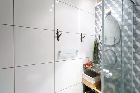 Apartamento à venda com 82m², 2 quartos e sem vagaBanheiro da Suíte