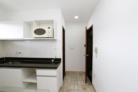 Cozinha de kitnet/studio para alugar com 1 quarto, 35m² em João Pinheiro, Belo Horizonte