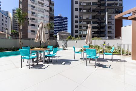 Área comum - Piscina de kitnet/studio para alugar com 1 quarto, 26m² em Pompeia, São Paulo