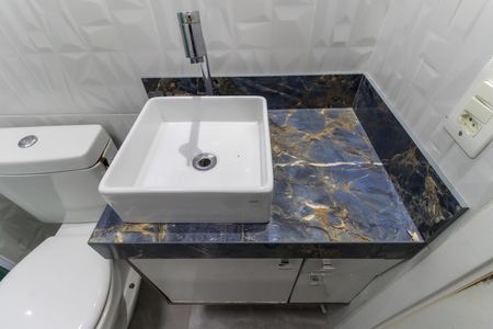Banheiro de apartamento para alugar com 2 quartos, 47m² em Jardim das Oliveiras, São Paulo