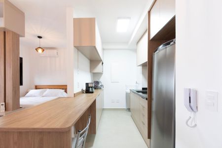 Cozinha  de apartamento para alugar com 1 quarto, 47m² em Parque Campolim, Sorocaba
