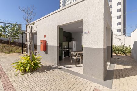 Área comum - Churrasqueira de apartamento para alugar com 2 quartos, 45m² em Mantiqueira, Belo Horizonte