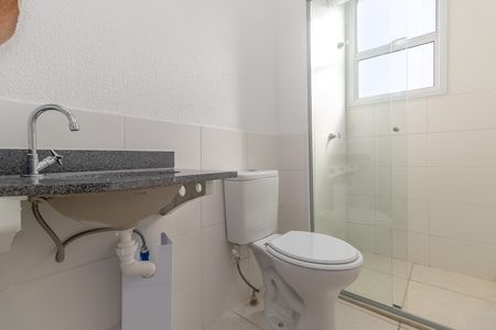 Banheiro da Suíte de apartamento para alugar com 2 quartos, 45m² em Mantiqueira, Belo Horizonte
