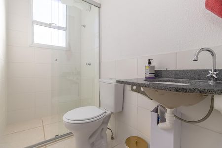 Banheiro Social de apartamento para alugar com 2 quartos, 45m² em Mantiqueira, Belo Horizonte