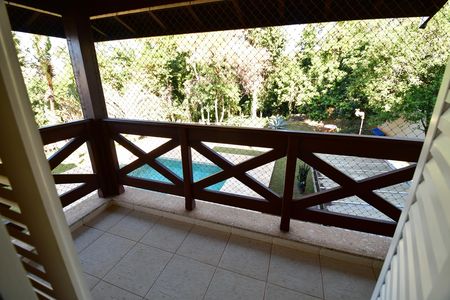 Casa de condomínio à venda com 500m², 4 quartos e 5 vagasQuarto 3 - Suíte Sacada