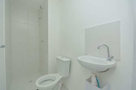 Banheiro de apartamento à venda com 2 quartos, 29m² em Campo Grande, São Paulo