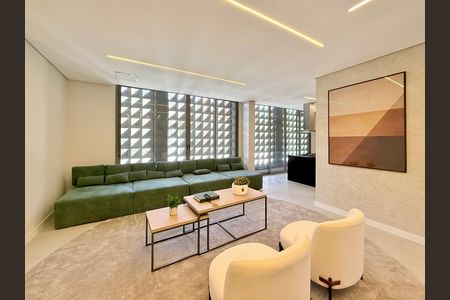 Salão de Festas de apartamento à venda com 1 quarto, 34m² em Brooklin, São Paulo