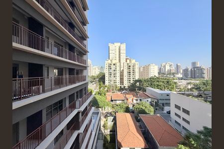 Vista de apartamento à venda com 1 quarto, 34m² em Brooklin, São Paulo