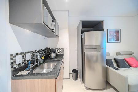 Studio para alugar com 32m², 1 quarto e sem vaga Studio para alugar com 32m², 1 quarto e sem vagaCozinha