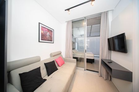 Studio para alugar com 32m², 1 quarto e sem vaga Studio para alugar com 32m², 1 quarto e sem vagaSala