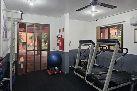 Área comum - Academia de apartamento para alugar com 3 quartos, 55m² em Jardim Carvalho, Porto Alegre