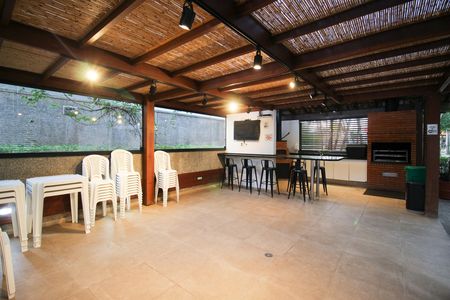 Área comum - Churrasqueira de apartamento para alugar com 2 quartos, 116m² em Indianópolis, São Paulo