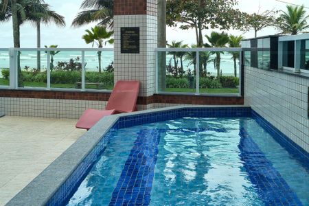 Área comum - Piscina de apartamento para alugar com 2 quartos, 75m² em Real, Praia Grande