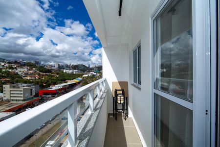 VARANDA de apartamento para alugar com 3 quartos, 59m² em Estoril, Belo Horizonte