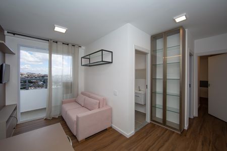 SALA de apartamento para alugar com 2 quartos, 50m² em Estoril, Belo Horizonte