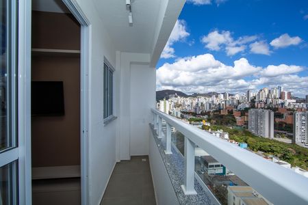 VARANDA de apartamento para alugar com 2 quartos, 50m² em Estoril, Belo Horizonte
