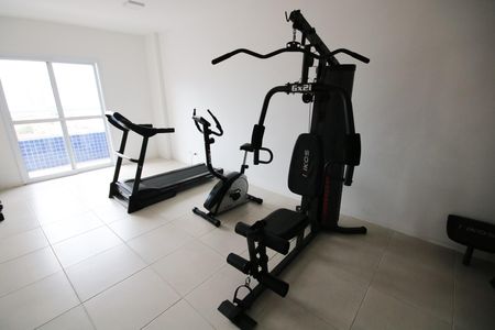 Área comum - Academia de apartamento para alugar com 2 quartos, 100m² em Guilhermina, Praia Grande