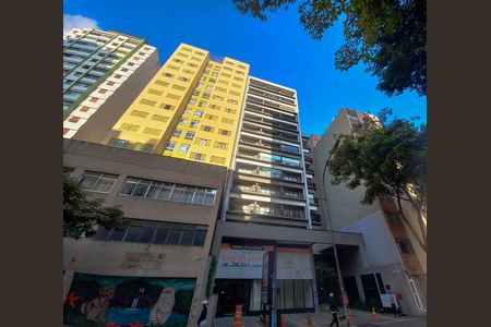 Fachada do Prédio de kitnet/studio à venda com 1 quarto, 25m² em Santa Cecilia, São Paulo