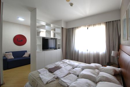 Quarto Suíte de apartamento para alugar com 1 quarto, 26m² em Indianópolis, São Paulo