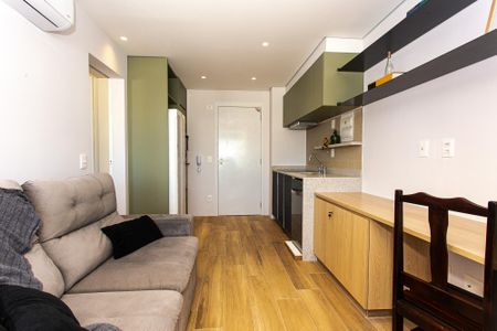 Sala de apartamento à venda com 1 quarto, 37m² em Vila Anglo Brasileira, São Paulo