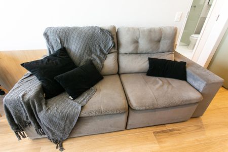 Sala - Sofá de apartamento à venda com 1 quarto, 37m² em Vila Anglo Brasileira, São Paulo