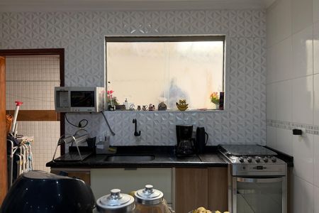 Cozinha de casa de condomínio para alugar com 3 quartos, 110m² em Macuco, Santos