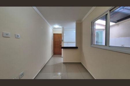 Sala de apartamento para alugar com 2 quartos, 48m² em Jardim Stella, Santo André