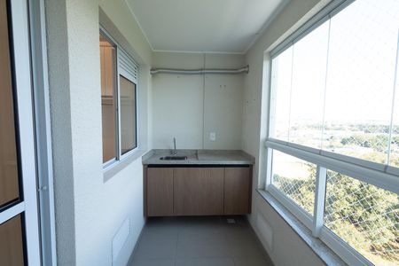 Varanda da Sala de apartamento para alugar com 2 quartos, 64m² em Vila Branca, Jacareí