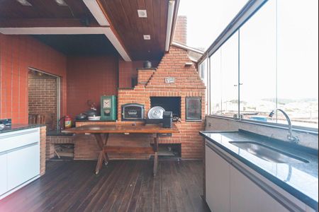 Área Gourmet de casa à venda com 3 quartos, 295m² em Vila Luzita, Santo André