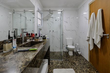 Banheiro - Quarto 3 - Suíte de casa para alugar com 3 quartos, 270m² em Vila Oliveira, Mogi das Cruzes
