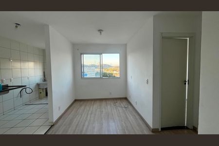 Sala. de apartamento para alugar com 2 quartos, 52m² em Ponto Chic, Nova Iguaçu