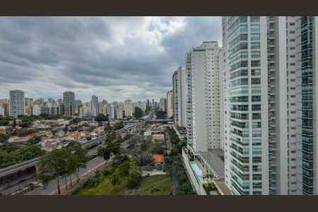 Vista da Suíte de apartamento à venda com 2 quartos, 72m² em Campo Belo, São Paulo