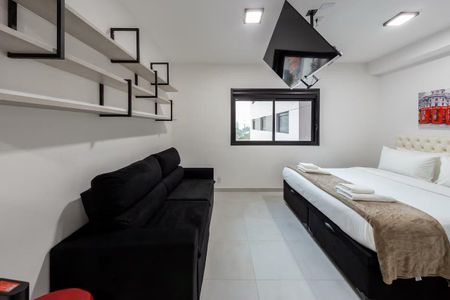 Sala / Quarto de apartamento à venda com 1 quarto, 27m² em Vila Olímpia, São Paulo